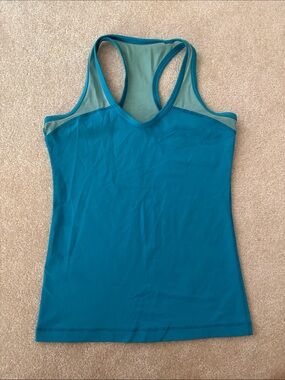 Lululemon Women’s Teal Racerback Performance Tank Top